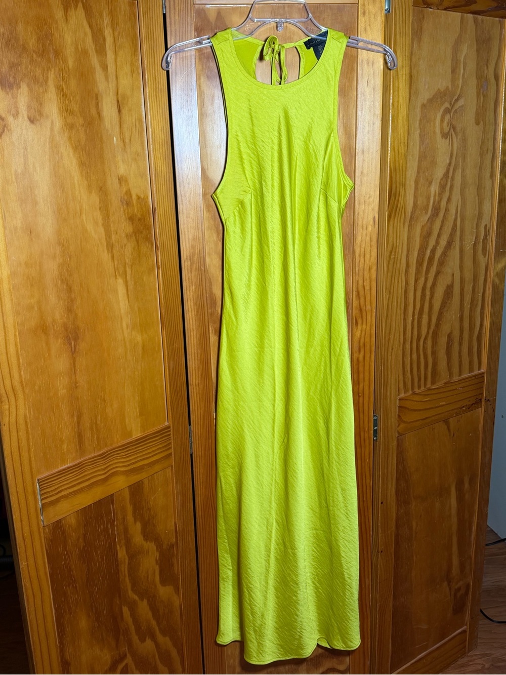 House of Harlow 1960 Chartreuse Sleeveless Maxi Dress| Sz S| Party